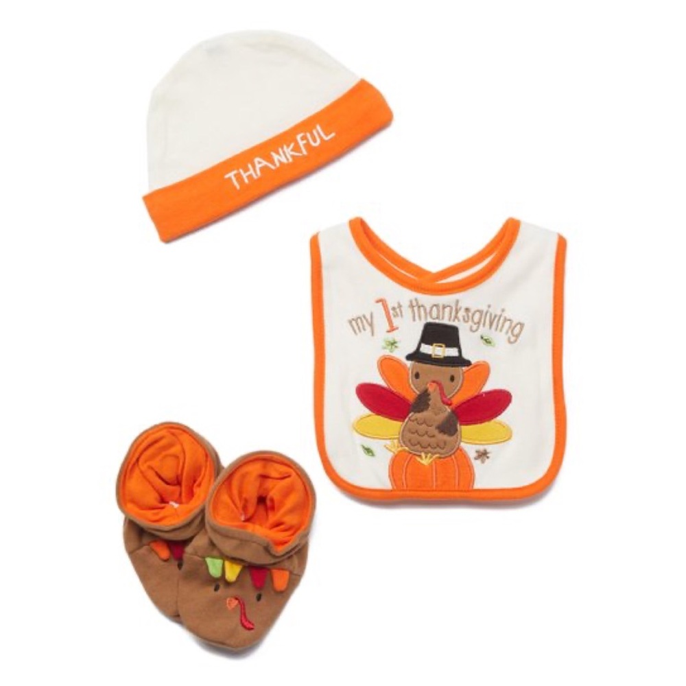 BABY STARTERS 3-Piece Thanksgiving Accessory Set